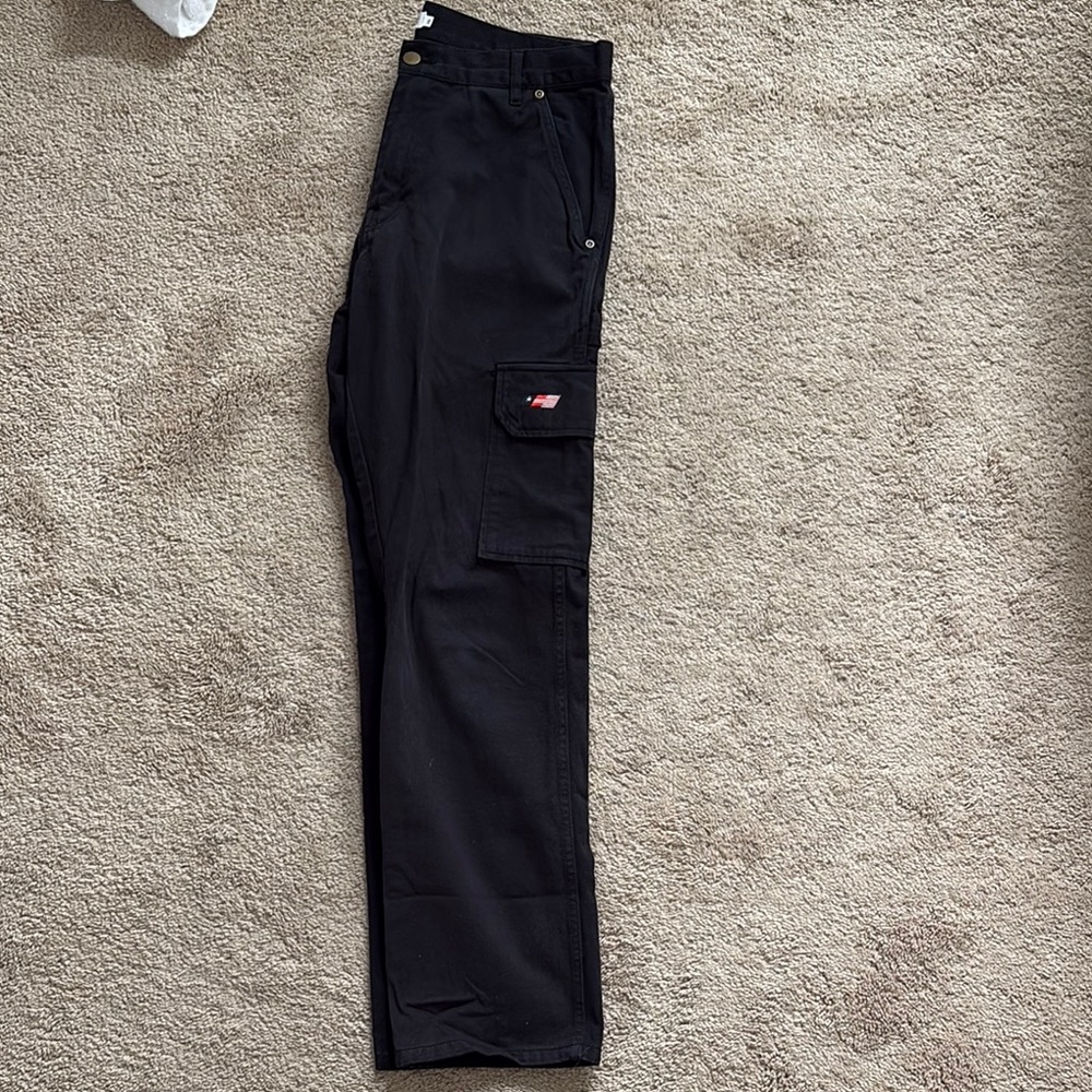 Honor the gift Black Cargo Pants Durable Utility Design